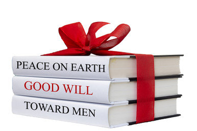 Peace On Earth Holiday Book Set, S/3