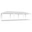Auvent extérieur 30 pi x 10 pi avec 8 parois latérales amovibles, blanc-125396595