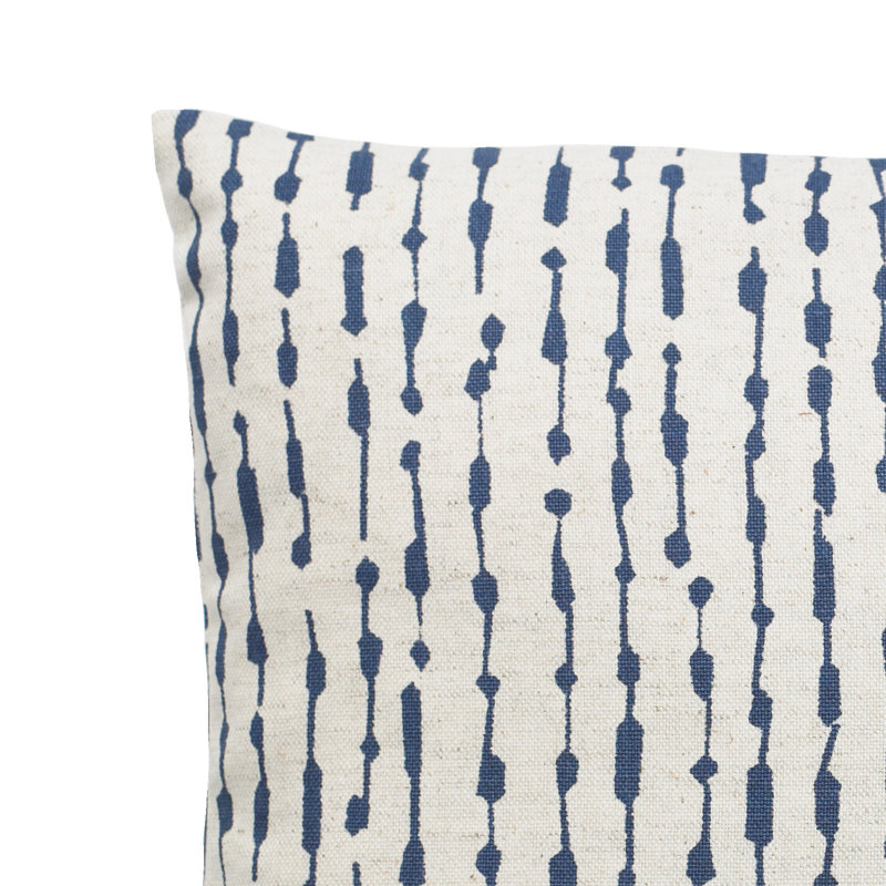 Coussin Banco, Bleu, 12 po x 24 po
