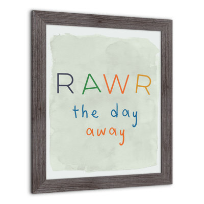 Roar The Day Away, art encadré