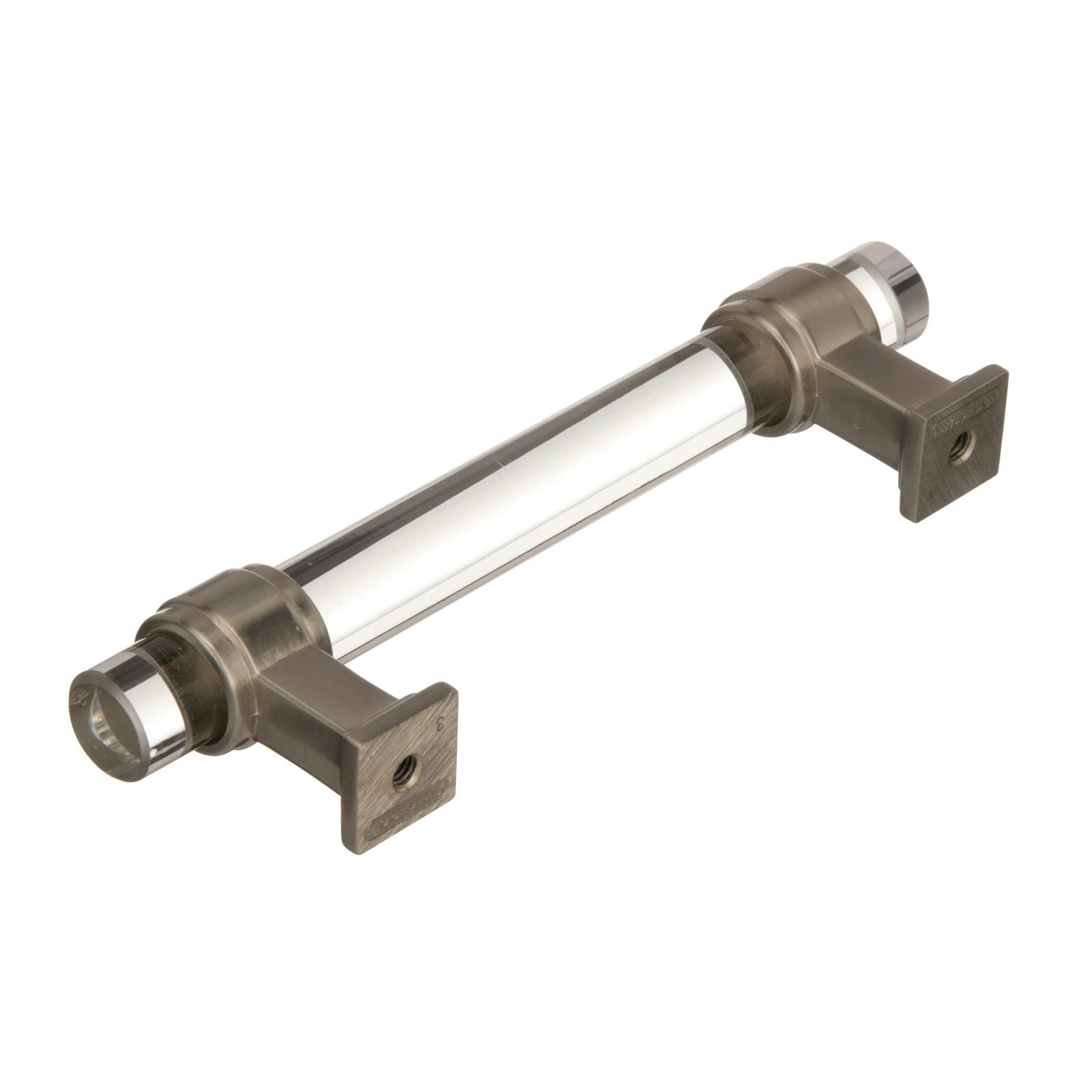 Glacio Bar Pull, Satin Nickel, 3 3/4"