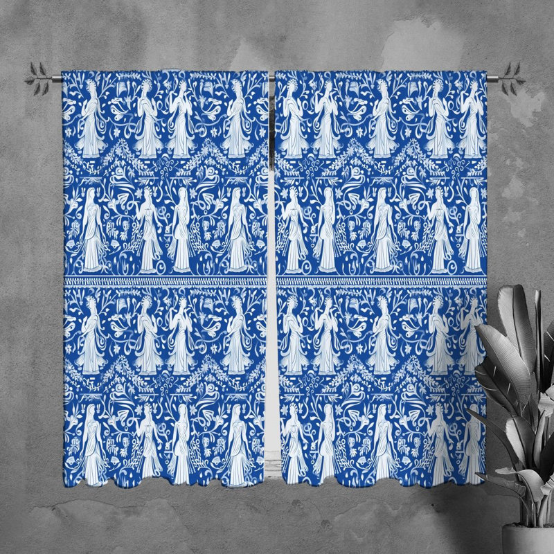 Paire de rideaux obscurcissant en polyester Hidemasa, L 20 po x L 82 po
