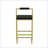 2PCS Velvet Bar Stools With Gold Metal Legs-1918339071-1918339070