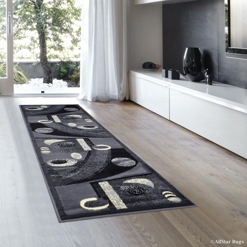 Jerlene Abstract Indoor Rug, Runner 2' x 7'2"