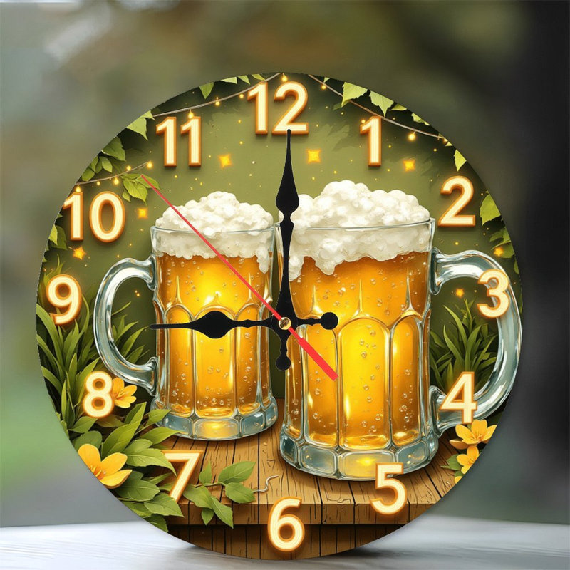 horloge à bière
