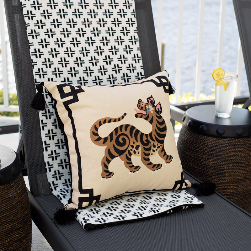 Housse et insert de coussin extérieur carré Guster