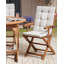 Set of 2 Garden Chairs with Cushions MAUI PREMIUM Acacia Wood-114623481