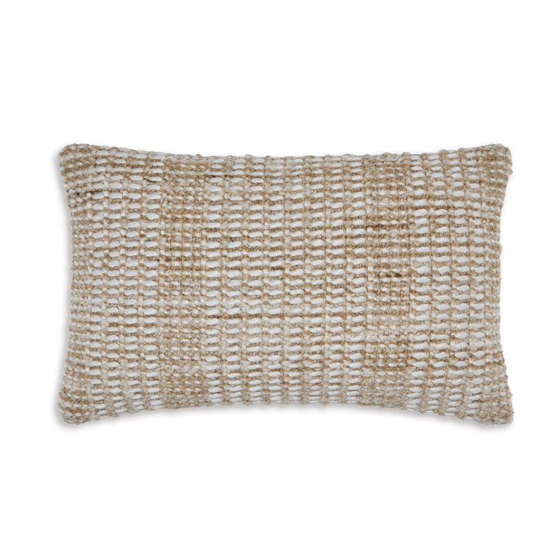 Hathby Polyester Lumbar Rectangular Pillow Cover & Insert