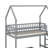 A Full-Over-Twin Bunk Bed Designed Like A House, Including A Slide, Integrated Ladder-106341972