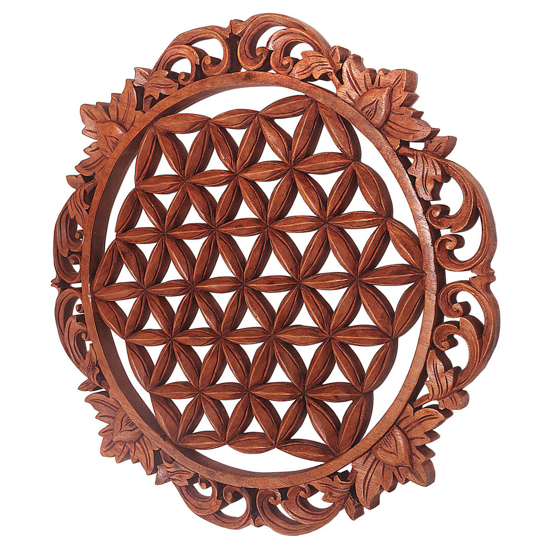 Handmade Traditional Wall Decor on Wood Bungalow Rose