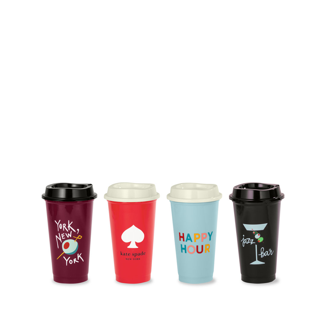 Kate Spade New York 16oz. Travel Mug (Set of 4) kate spade new york