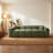 3-Seater Sofa with 2 Pillows (Green)