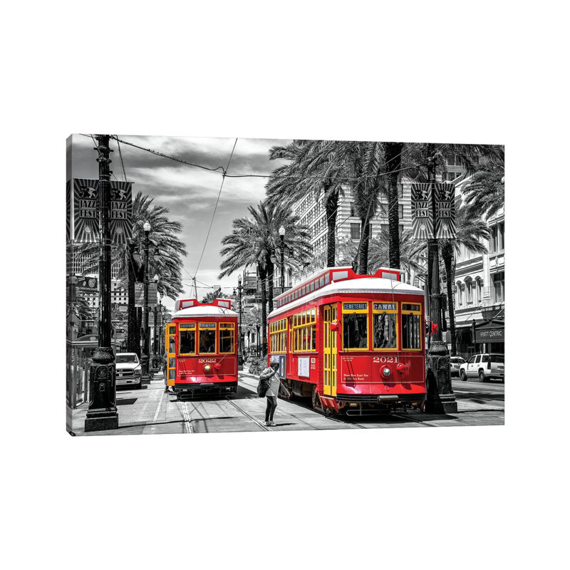 Canat Street Downtown II 1 Piece Wrapped Canvas Wall Art, 66.04 cm H x 45.72 cm W x 1.91 cm D