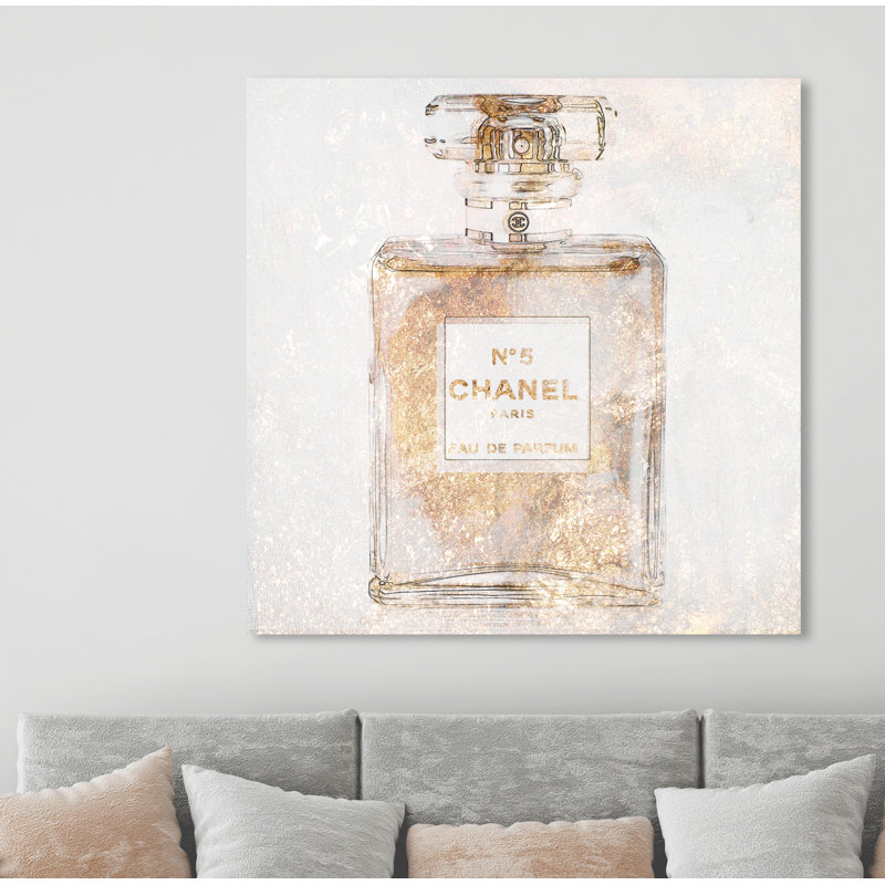 Parfum Glimmer - peinture sur toile, Toile tendue, H 40 po x l 40 po, Sans cadre