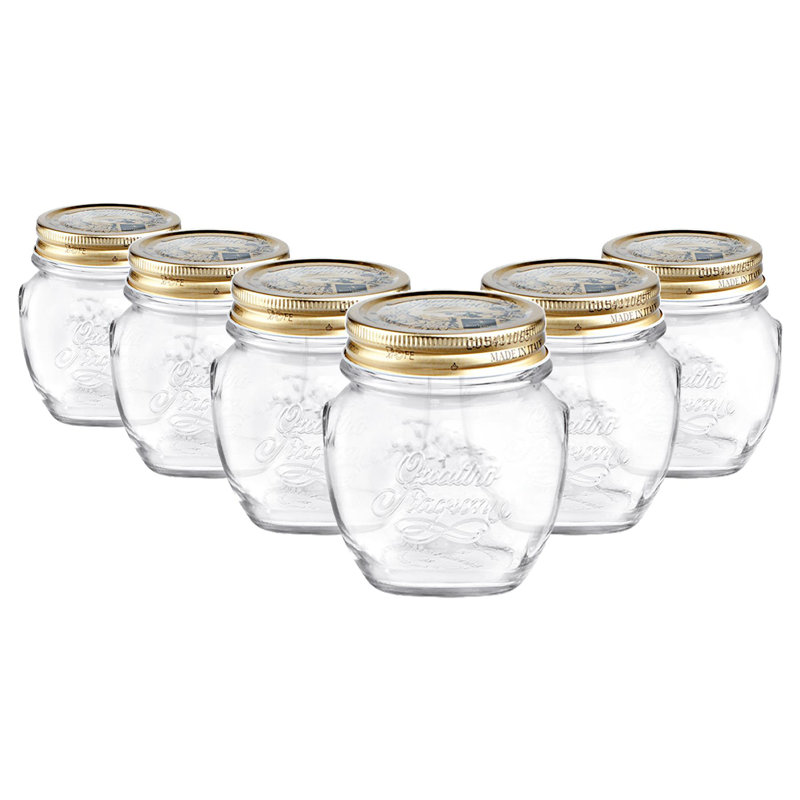 Quattro Stagioni Glass Storage Jars - 300ml