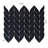 Petal/Leaf Matte Porcelain Mosaic Tile –  Wall & Floor Use-111862305