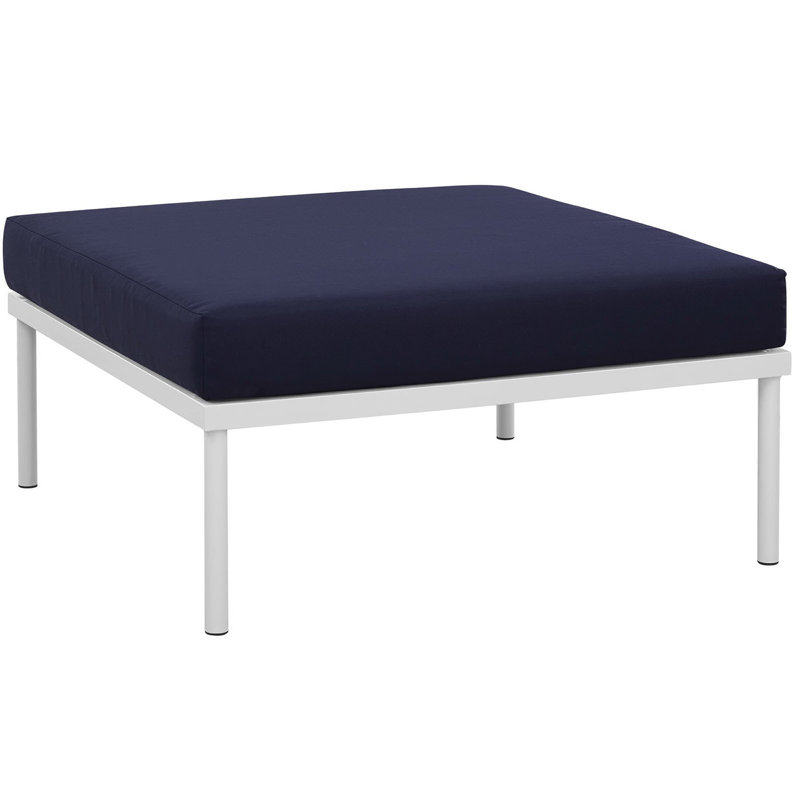 Repose-pieds de patio en aluminium Harmony, Marine