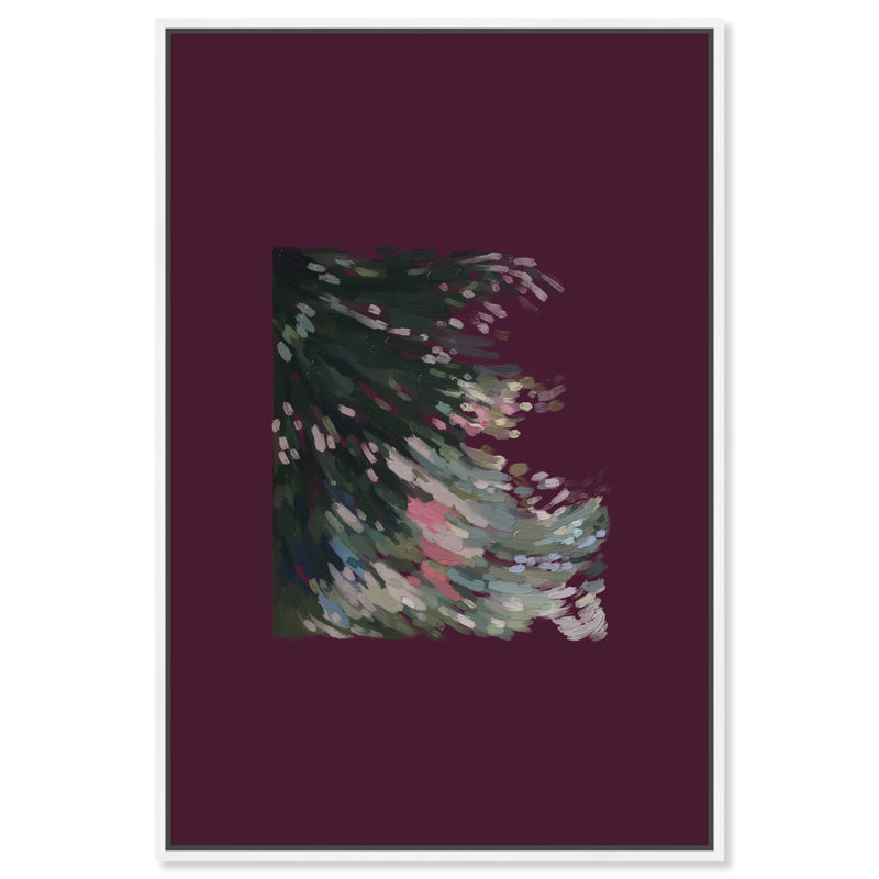 Falling Delicately Print by Oliver Gal, 31"H x 46"W, White Floater Frame