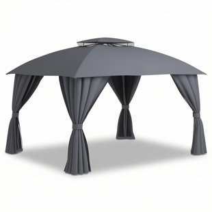 Pavillon de jardin extérieur avec double toit