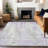 Machine Washable Indoor/Outdoor Xhevrie Lavender Rug-1882447095