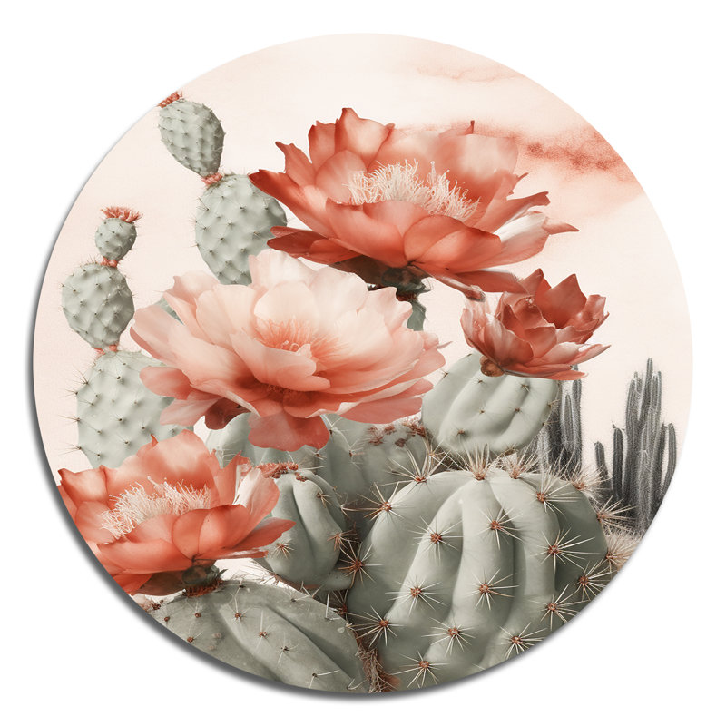 Terianne - art floral rond en métal, H 16 po x l 16 po