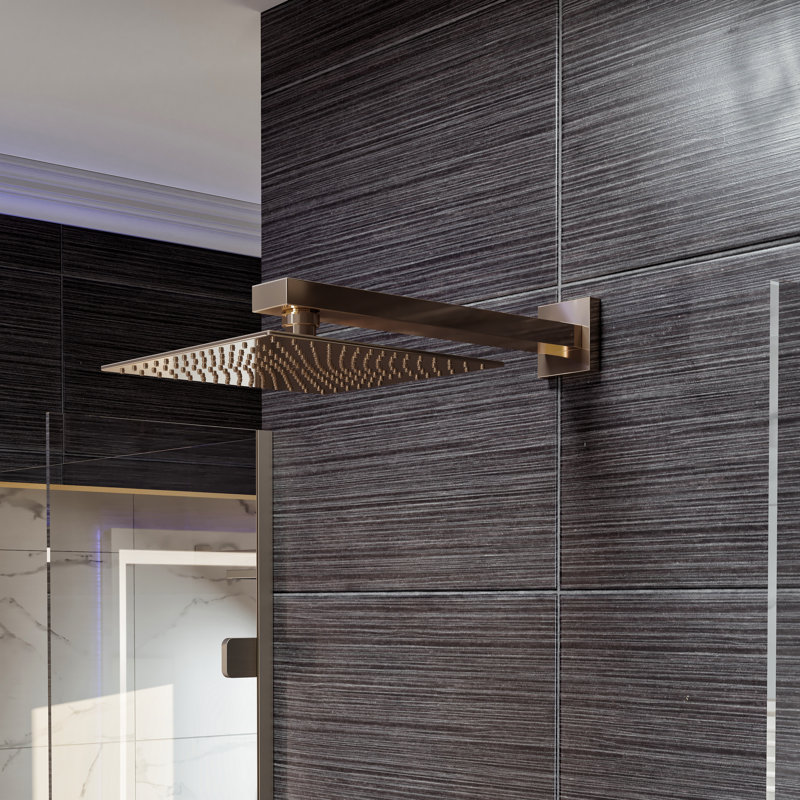 Robinet de baignoire et de douche thermostatique et contrôle de volume, Brossé