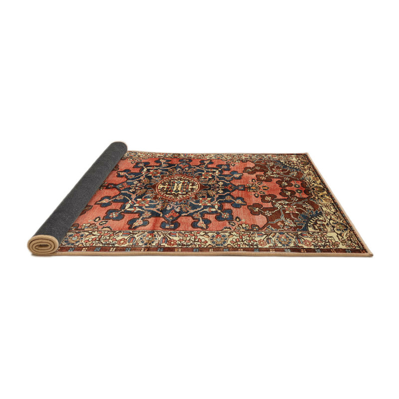 Tapis rouge en laine, Rond 8 pi