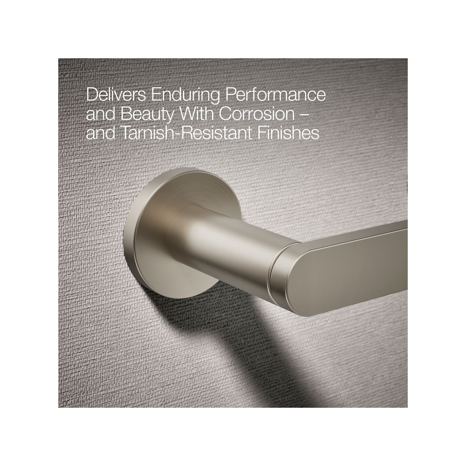 Wall Mount Toilet Paper Holder, Gray