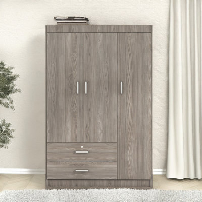 3-Door Armoire with 2 Drawers
