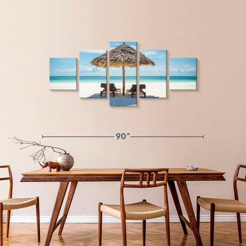 Loungers And Avonna Umbrellas, H 36 po x l 80 po