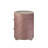 1Pc Velvet Upholstered Gorgeous Nightstand Of Two Drawers Wooden