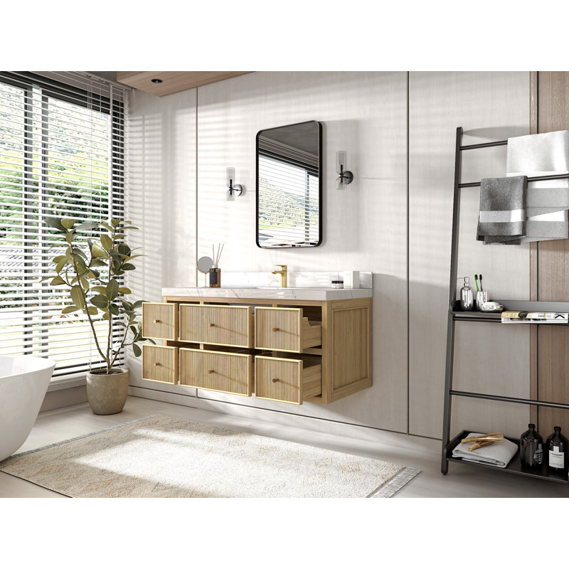 Mozel 48'' Single Bathroom Vanity with Quartz Top