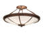 6 - Light Semi Flush Mount