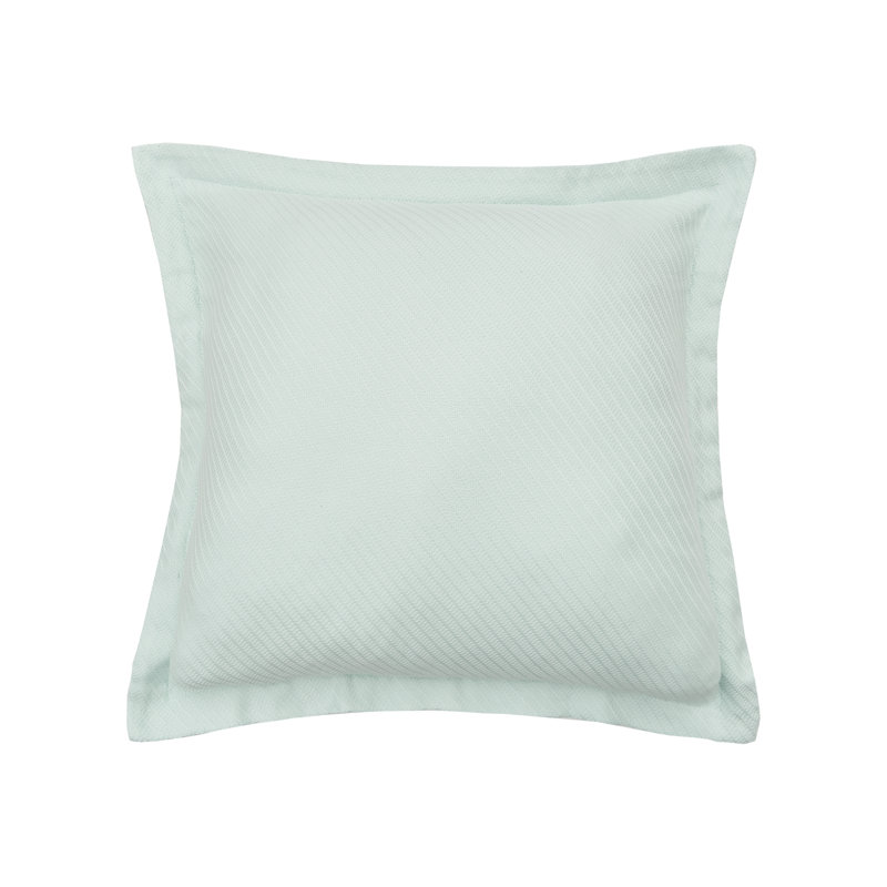 Preston Cotton Standard Sham, Sea Glass, Euro