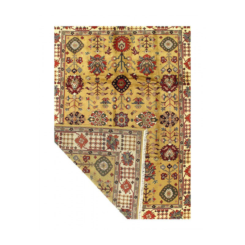 Tapis unique en laine d'agneau 8 pi 11 po x 12 pi Dereece