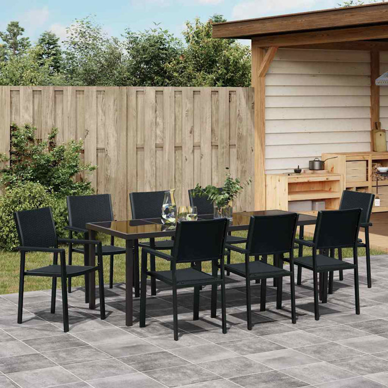 8 - Person Patio Dining Set Rectangular Table