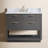 Allie 42" Single Bathroom Vanity with Carrara Marble Top-2056542057-2140940818-2056542061