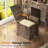 Multifunctional Vanity Desk With Lighted Flip Top Mirror, Adjustable Shelves, And Hidden Storage-160850511