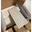 Bianco Dolomite 3/4" x 12" Bullnose Marble Look Wall Liner