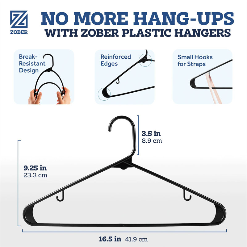 Plastic Non-Slip Standard Hanger