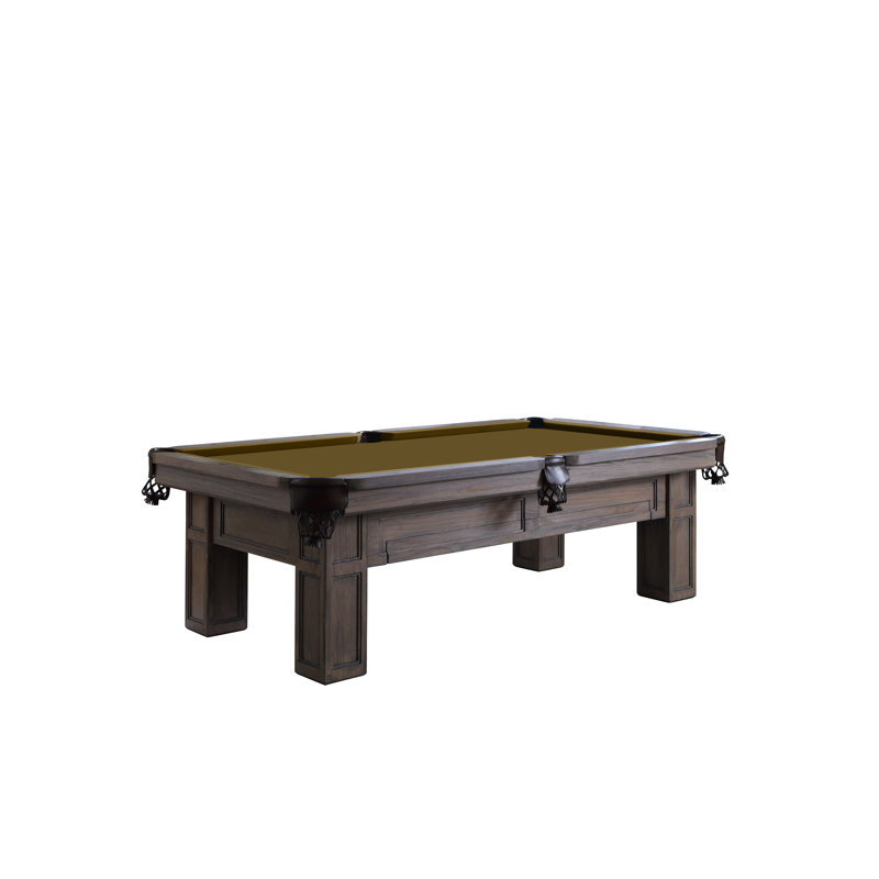 Cooper Creek 8' Slate Pool Table with Professional Installation Included, Titanium