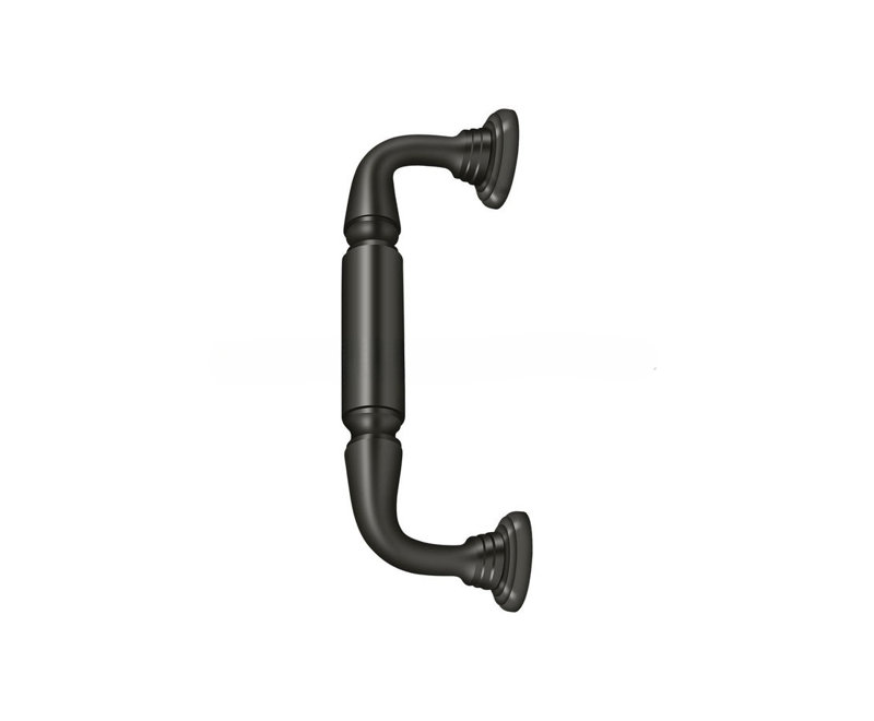 Poignée de porte avec rosette 8-7 / 8 po Deltana DP2576U10B, Bronze frotté à l'huile