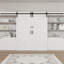 84'' Height Manufactured Solid Wood Primed Double Sliding Barn Doors with Installation Hardware Kit (Door Lock included)-100299771-122081936