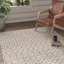Tapis gris / beige à motif géométrique Jovani-294961875