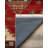 Strawbridge Red Beige Brown Moroccan Machine Printed Cotton Polyester Area Rug-1003689607