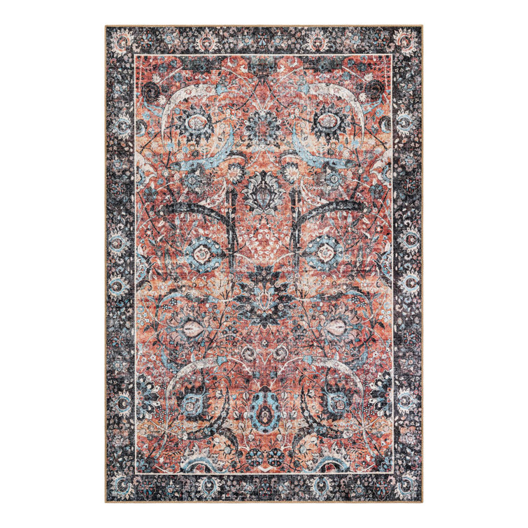 Maysn Performance Chenille Floral Indoor Rug