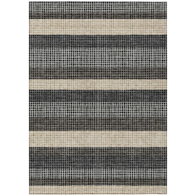 Machine Washable Indoor/Outdoor Chantille ACN2530 Stripes Rug