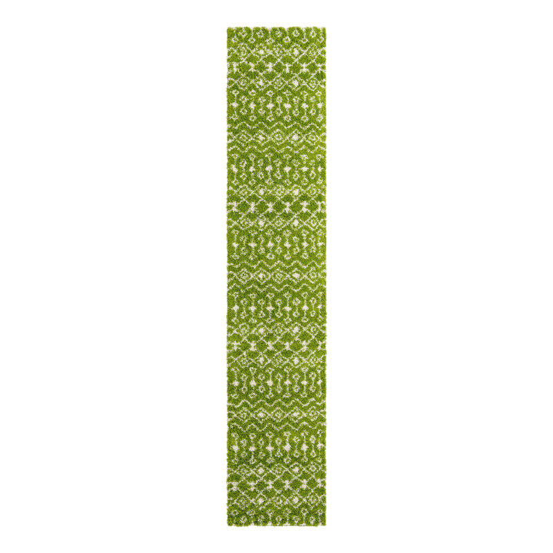 Tapis à poils longs Griego, Tapis de couloir 3 pi 3 po x 16 pi 5 po
