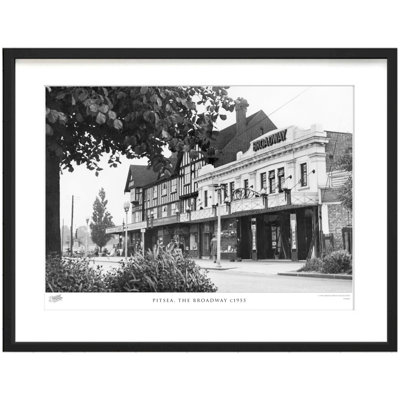 Pitsea, The Broadway C1955 by Francis Frith - Single Picture Frame Print