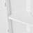 Tall White Corner Storage Cabinet with Adjustable Shelves and Enclosed Doors-129391212